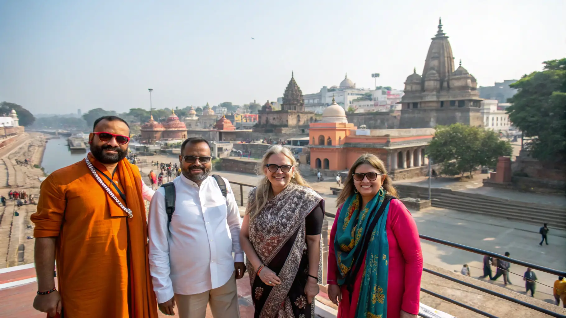 Tourists in Ayodhya